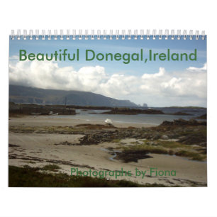 Donegal hermoso, Irlanda, calendario