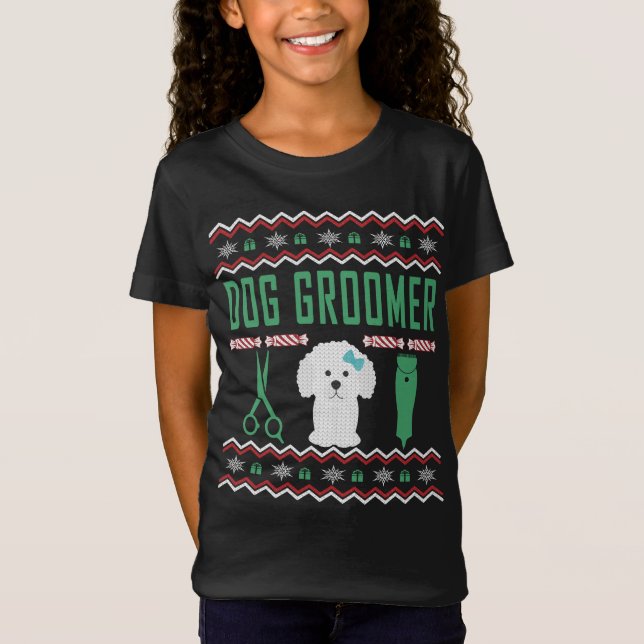 Dong Groomer Navidades feos suéter (Anverso)