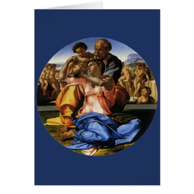 Doni Tondo de Miguel Ángel o Doni Madonna (Frente)