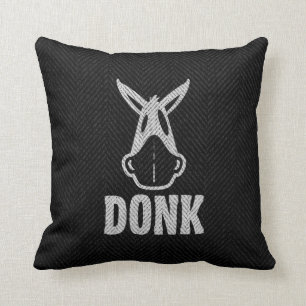 DONK - Blanco en el negro - almohada