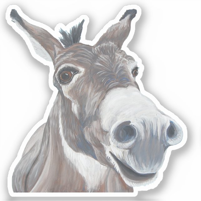 Donkey Vinyl Pegatina (Anverso)