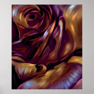 Donnybrook Rosa Resumen Arte