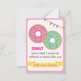 Donut (Aula) Chicas de tarjetas Día de San Valentí