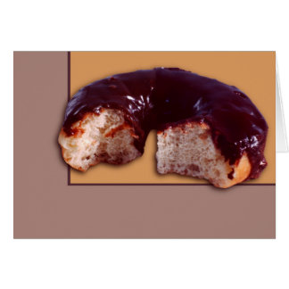 Donut cubierto de chocolate