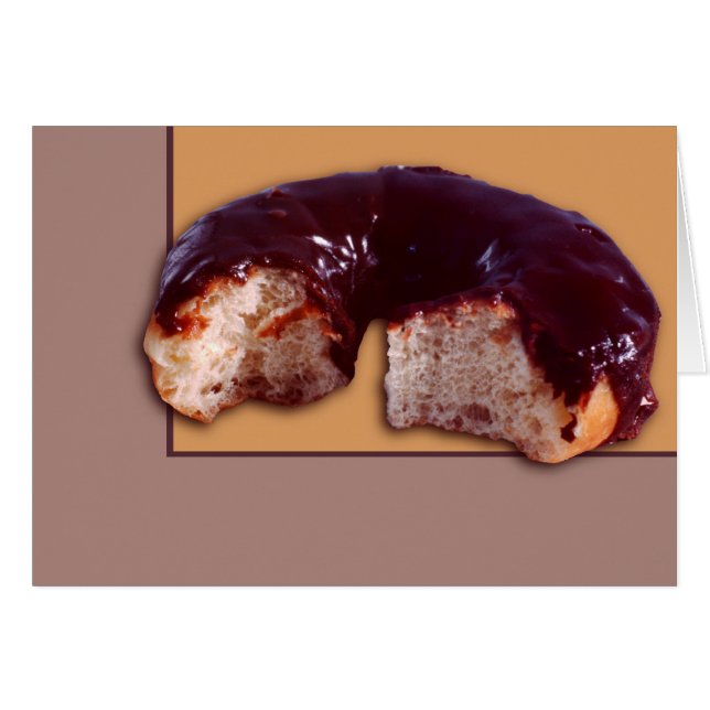 Donut cubierto de chocolate (Anverso (Horizontal))