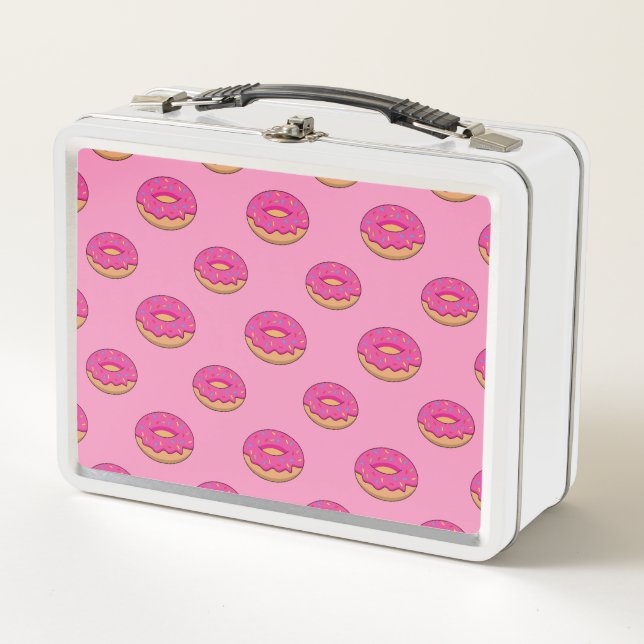 Donut de fresa con Personalizado Sprinkles (Anverso)