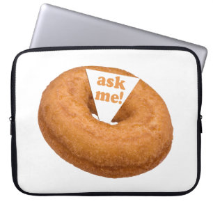 Donut Humor personalizado funda para portátil