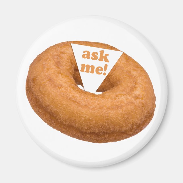 Donut Humor personalizado imán (Frente)