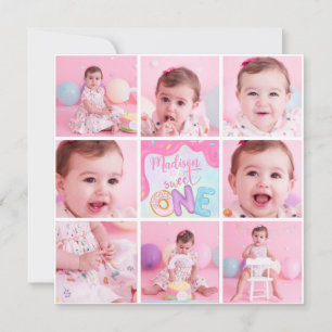 Donut Sweet One Invitation