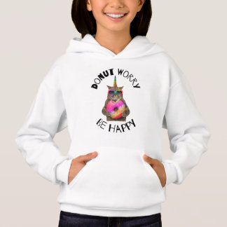 Donut Worldwide Be Happy Donut Lover Hoodie