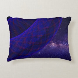 Donuts azules de arándano en almohada del espacio 