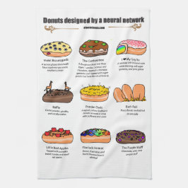 Donuts de AI Weirdness - Toalla de cocina