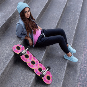 DONUTS PINK CHICAS SKATEBOARDS