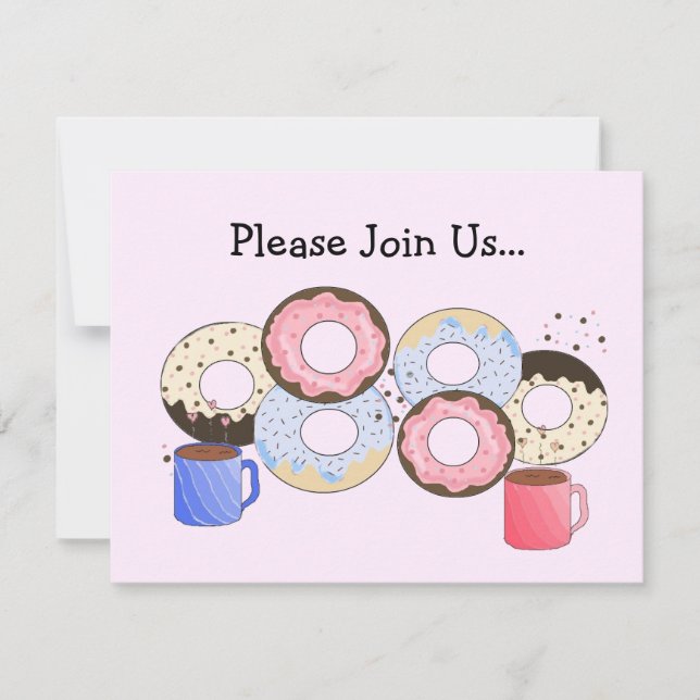 Donuts y Invitación de café (Anverso)