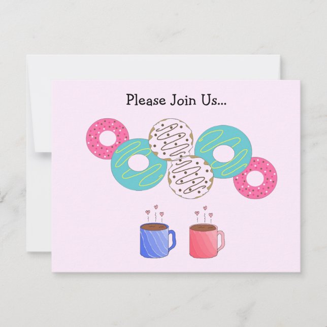 Donuts y Invitación de café (Anverso)