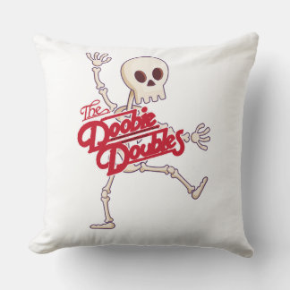 Doobie Doubles Dancing Skeleton Cojín decorativo