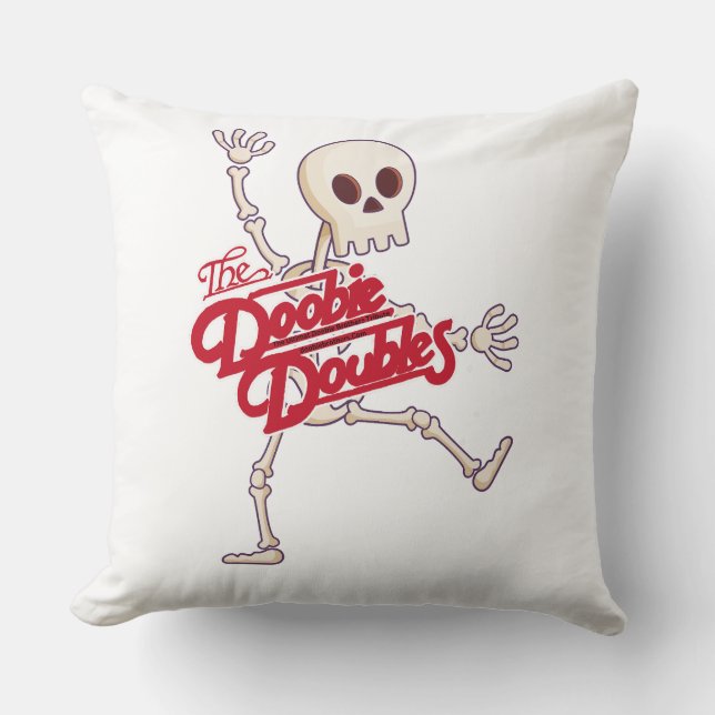 Doobie Doubles Dancing Skeleton Cojín decorativo (Anverso)