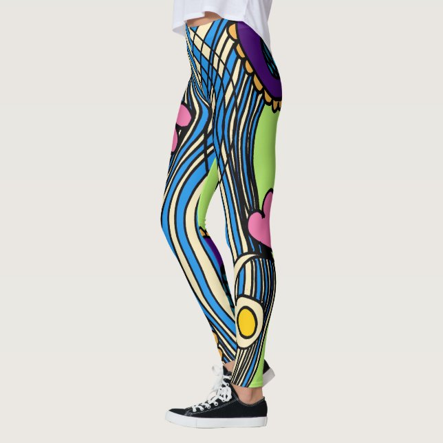 Doodle 1E Colors1 Leggings (Izquierda)