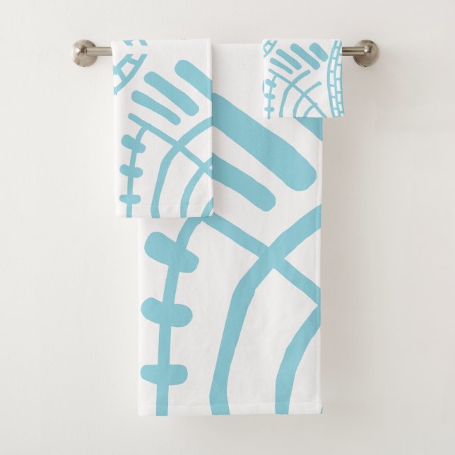 doodle abstracto azul y blanco moderno (In situ)
