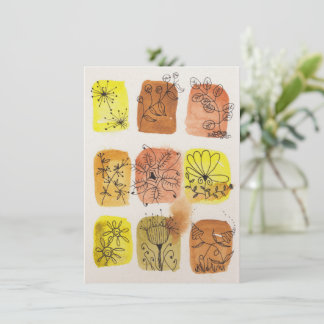 Doodle de acuarela botánica en todas las ocasiones