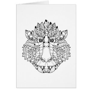 Doodle de la cabeza del mono