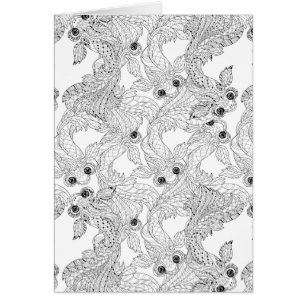 Doodle de los pescados de China