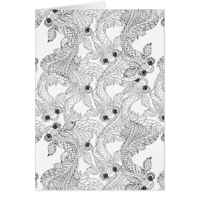 Doodle de los pescados de China (Frente)