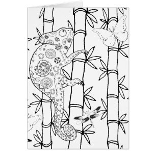 Doodle del camaleón