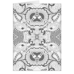 Doodle del cuadrado de la flor