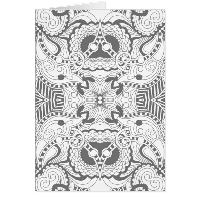 Doodle del cuadrado de la flor (Frente)