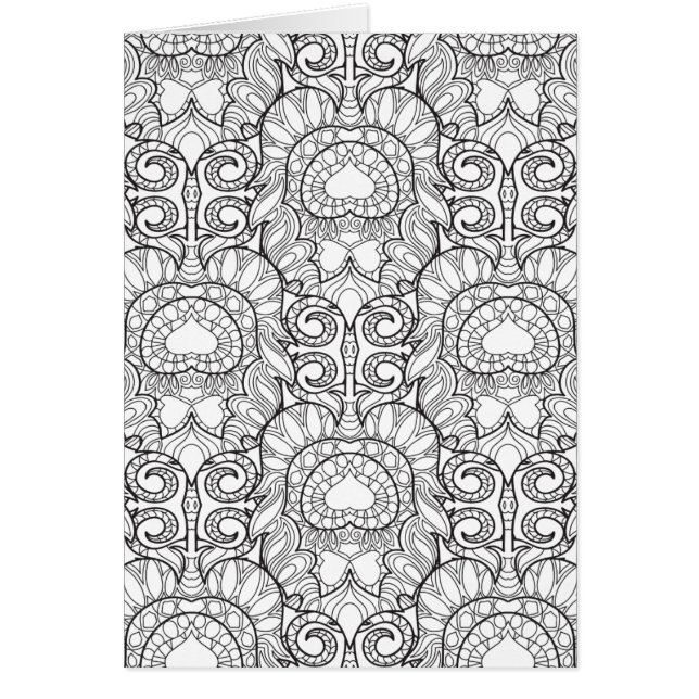 Doodle del modelo de la pluma del pavo real (Frente)