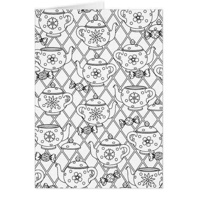 Doodle del pote del té (Frente)