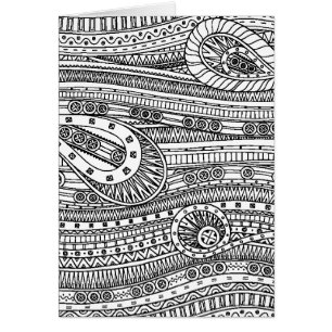 Doodle étnico del modelo