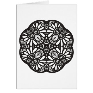 Doodle hermoso de la casilla negra de Deco