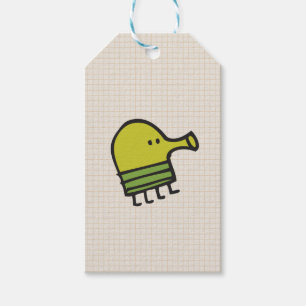 Doodle Jump Gift Etiqueta
