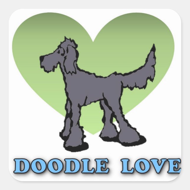 Doodle Love Pegatina (Anverso)