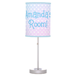 Doodle Perro Bebé Niña Nursera Lámpara de dormitor