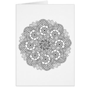 Doodle redondo del diseño