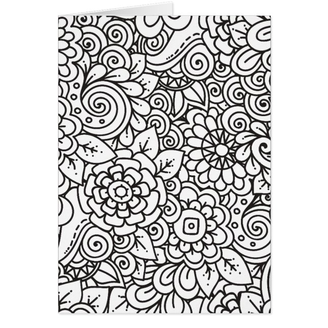 Doodle retro floral (Frente)