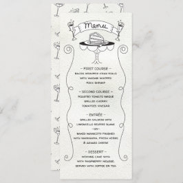 Doodle Sketch Funky Boda Menu
