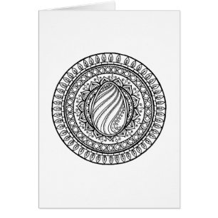 Doodle tribal del círculo