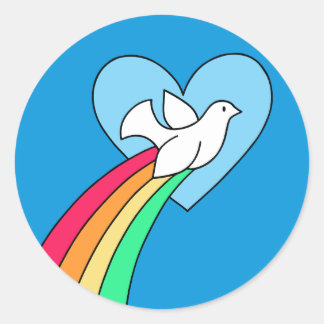 Doodles para portátiles Paz y Amor Pegatina de la