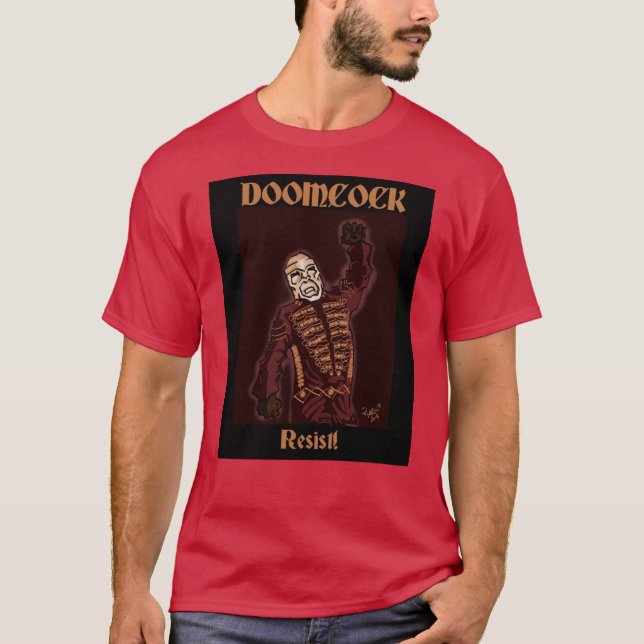 Doomcock resiste la camiseta (Anverso)