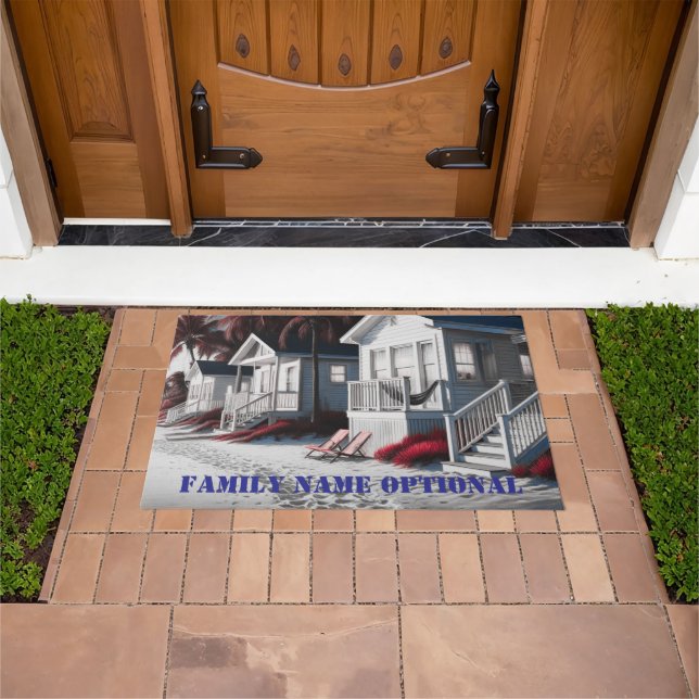 Doormat de bienvenida personalizada alfombra exter (Exterior)