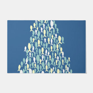 Doormat de pescado pequeño, alfombra de baño