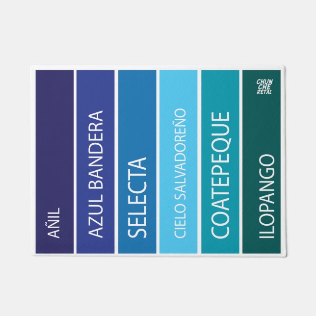 DoorMat KitchenMat, Alfombra El Salvador (Anverso)