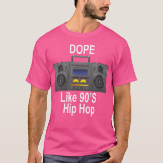 Dope Como Camisa Boombox De Hip Hop De La Vieja Es