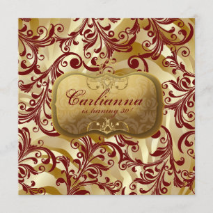d'or 311-Jardin con la invitación del rojo de la