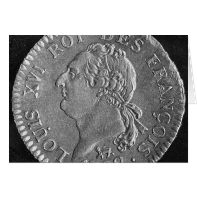 D'or de Louis que representa a Louis XVI, 1792 (Anverso (Horizontal))