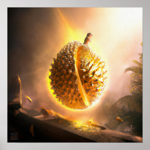 Dorado - Impresión de arte de lienzo